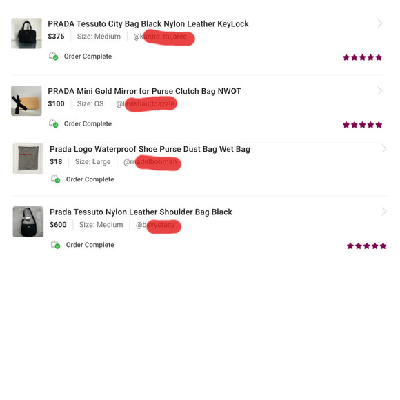 Prada Tessuto Black Nylon Satchel Tote Bag Medium - Picture 16 of 16